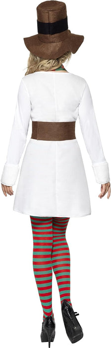 Smiffys Miss Snowman Costume, White (Size S)