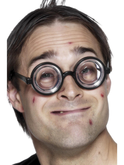 Smiffys Nerd Glasses, Black