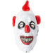 Smiffys Clown 3/4 Latex Mask, Red & White