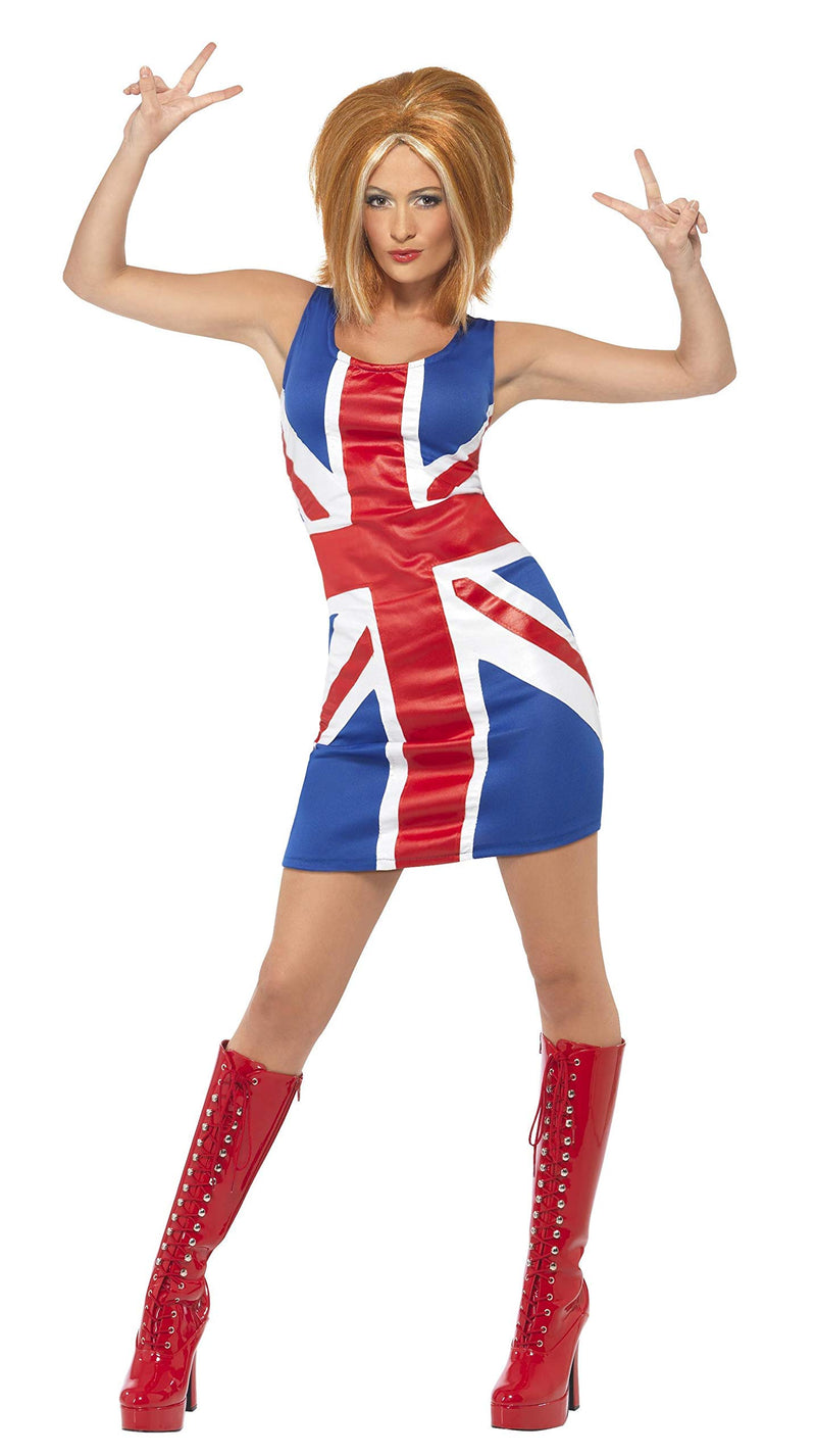 Smiffy's Women's 1990's Ginger Power Costume