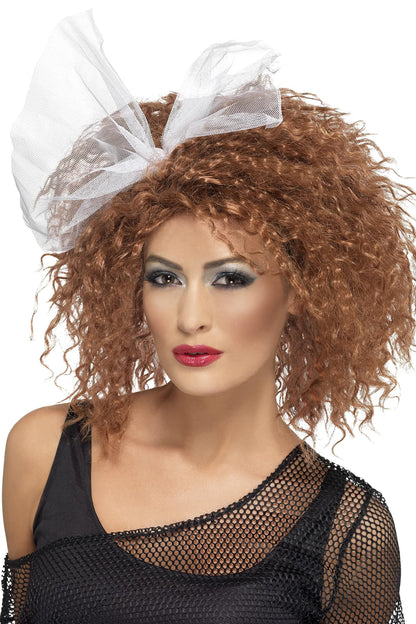 Smiffys 80s Wild Child Wig, Brown