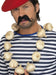 Smiffys Garlic Garland, Cream