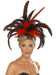 Smiffys Burlesque Headband, Black & Red