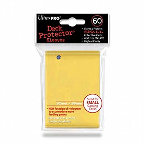 Ultra Pro 12922 Sleeves 60 d10 Card Game (Small, Yellow