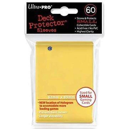 Ultra Pro 12922 Sleeves 60 d10 Card Game (Small, Yellow