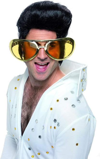 Smiffys Giant Seventies Rock Specs, Gold