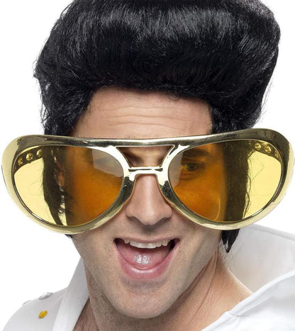 Smiffys Giant Seventies Rock Specs, Gold