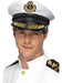 Smiffys Captain Cap, White