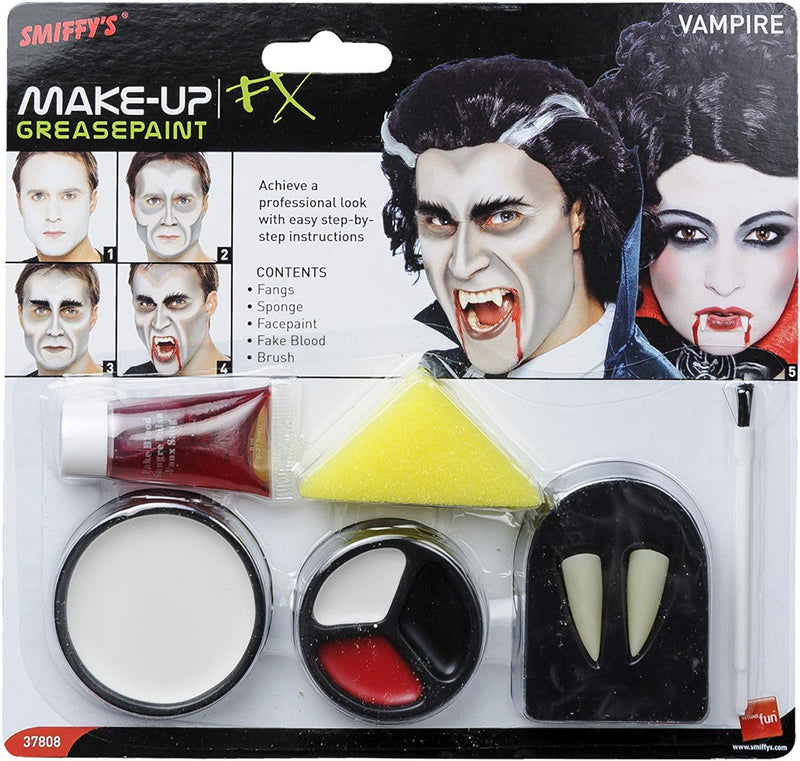 Smiffys Smiffys Make-Up FX, Vampire Kit, White & Red