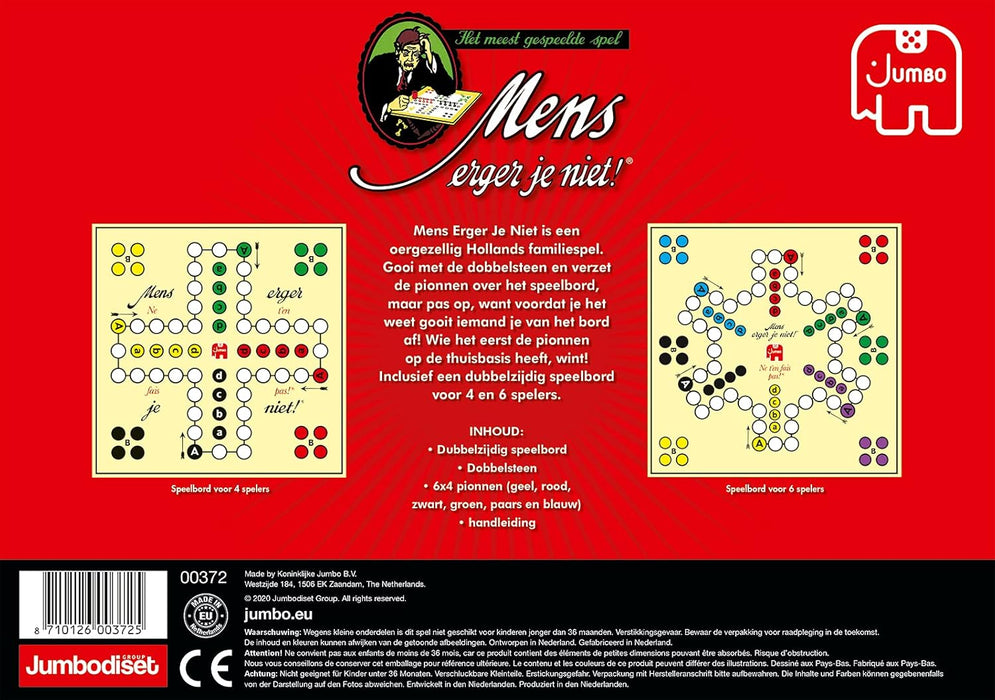 MENS ERGER JE NIET - BORDSPEL