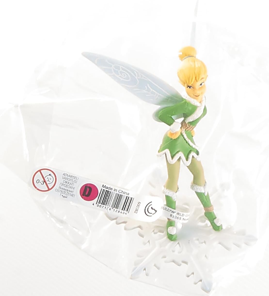 Bullyland- Tinker Bell Fairies Disney Figura Campanilla del Invierno 10, Color Colorido (12840
