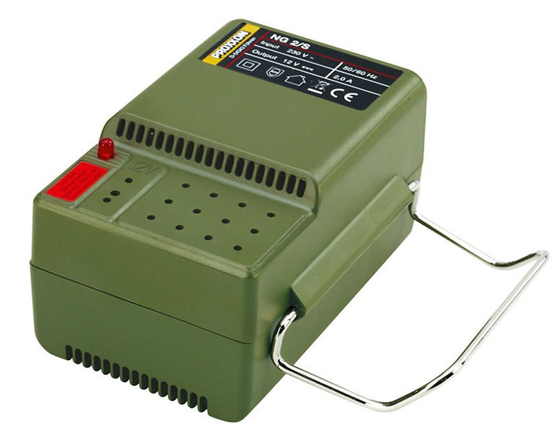 Proxxon 28706 Power Supply NG 2/S, 0 W, 230 V, Green