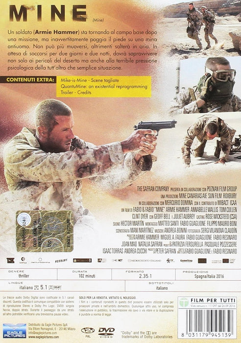 mine DVD Italian Import