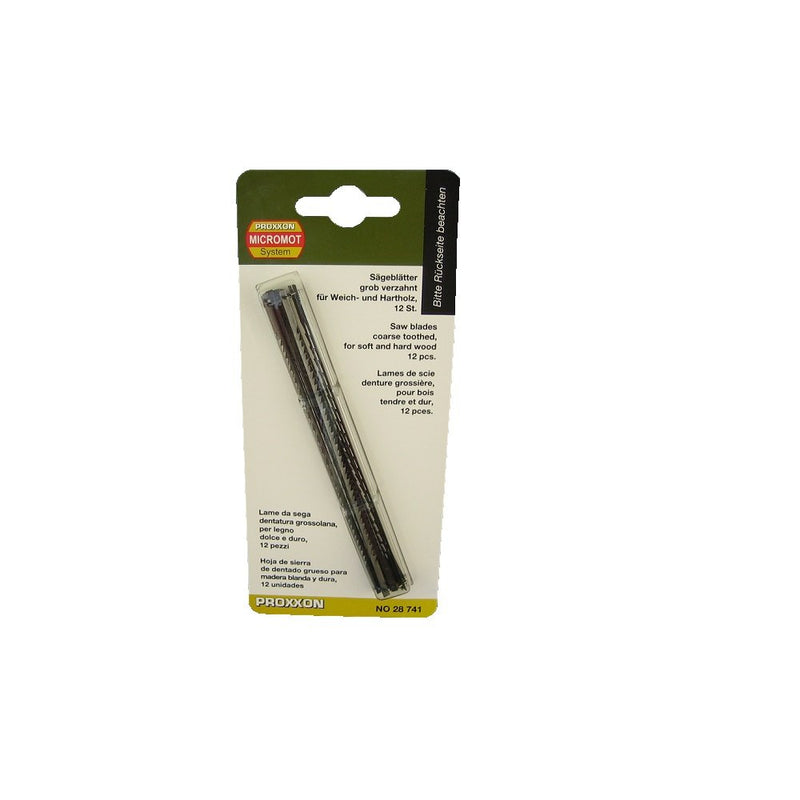 Proxxon Coarse Pin End Blades 2.6mm x 0.51mm x 10tpi