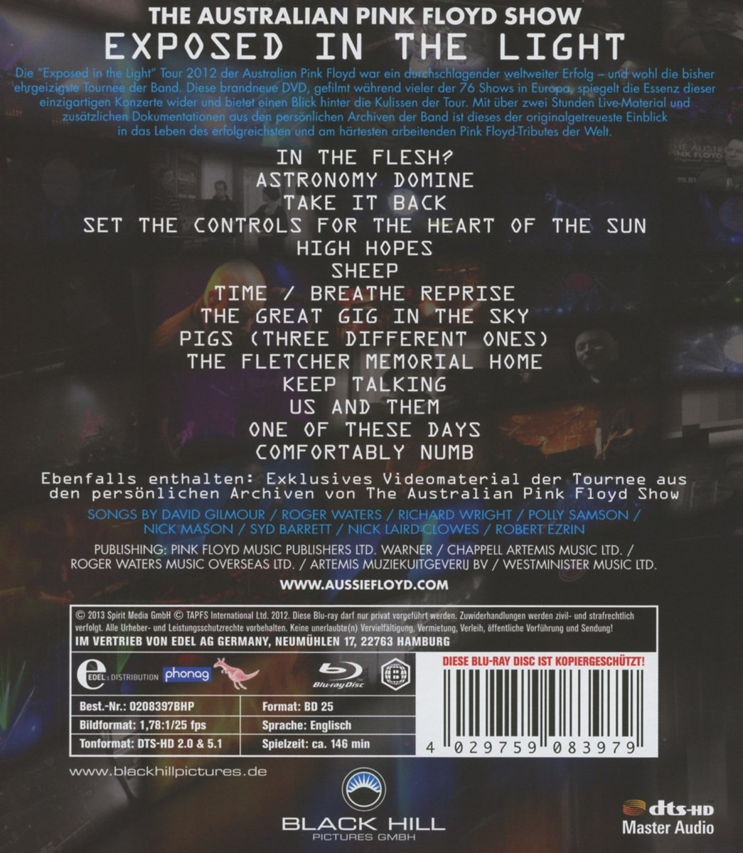 The Australian Pink Floyd Show - Exposed in the Light