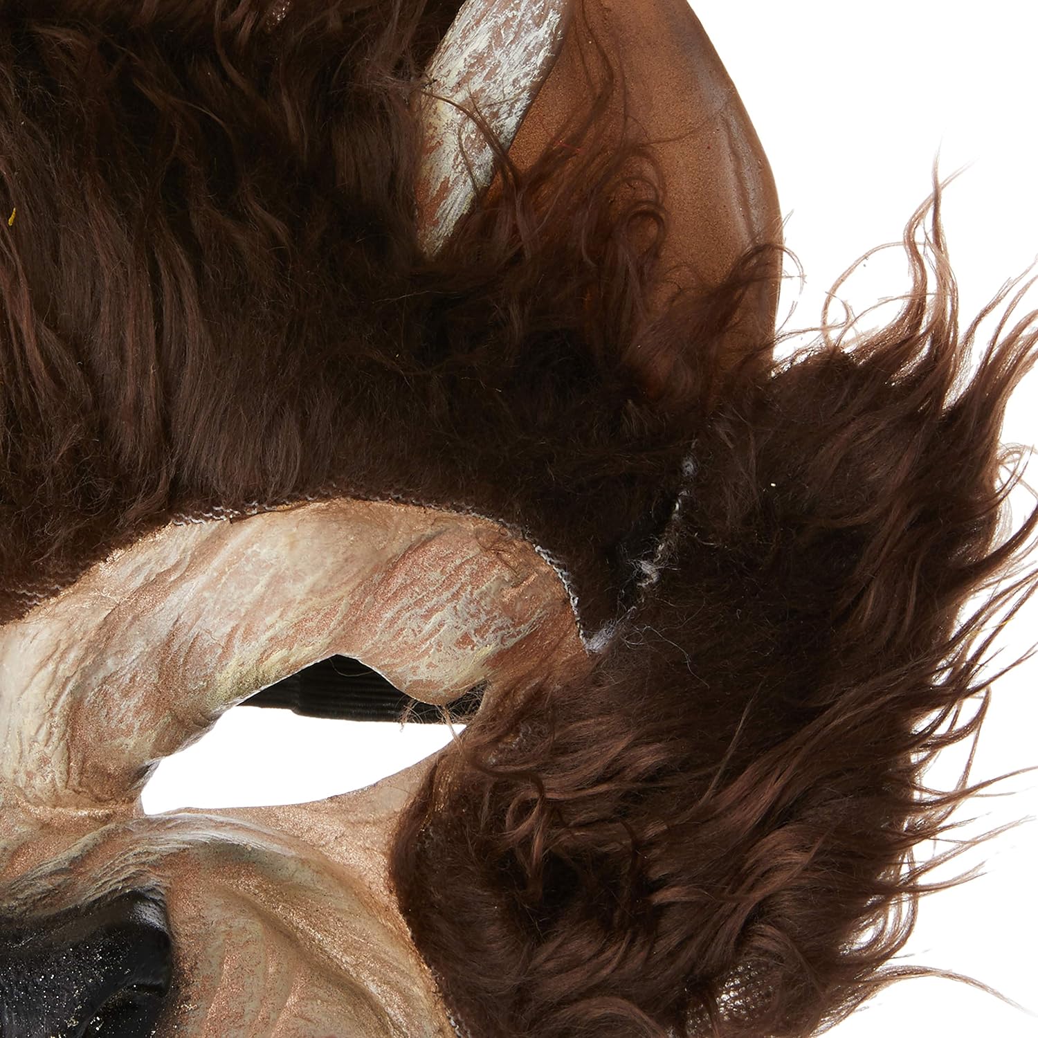 Smiffys Werewolf Half Face Latex Mask, Brown
