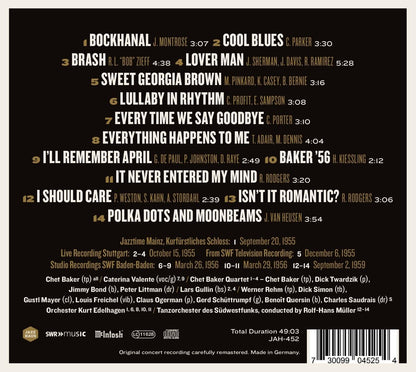 Chet Baker - Lost Tapes (Early Chet in Germany 1955 - 1959