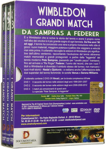Wimbledon - I Grandi Match - Da Sampras A Federer (Cofanetto 3 DVD