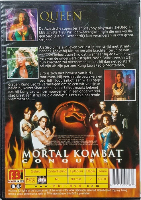 dvd - Mortal Kombat-Queen (1 DVD