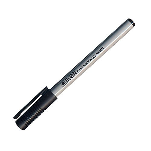 Hainenko Value Fine Non-Permanent Pen for Overhead Projector Sheet - Black (Pack of 10