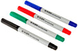 Hainenko Value Fine Non-Permanent Pen for Overhead Projector Sheet - Assorted (Pack of 4