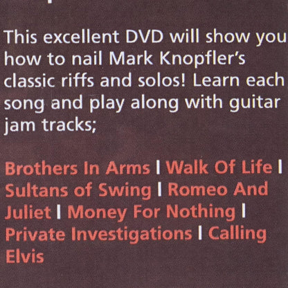 Mark Knopfler: Jam With Dire Straits: Guitar: Instrumental Tutor