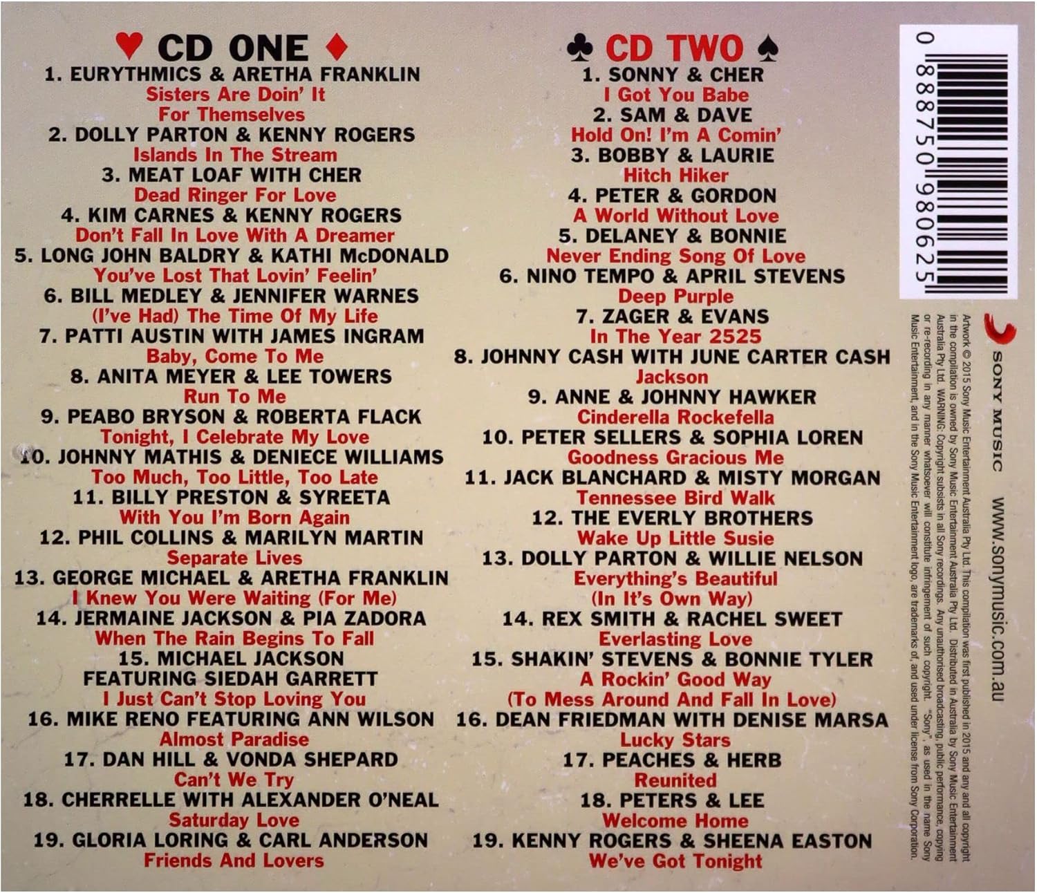 Two of a Kind : Greatest Duets