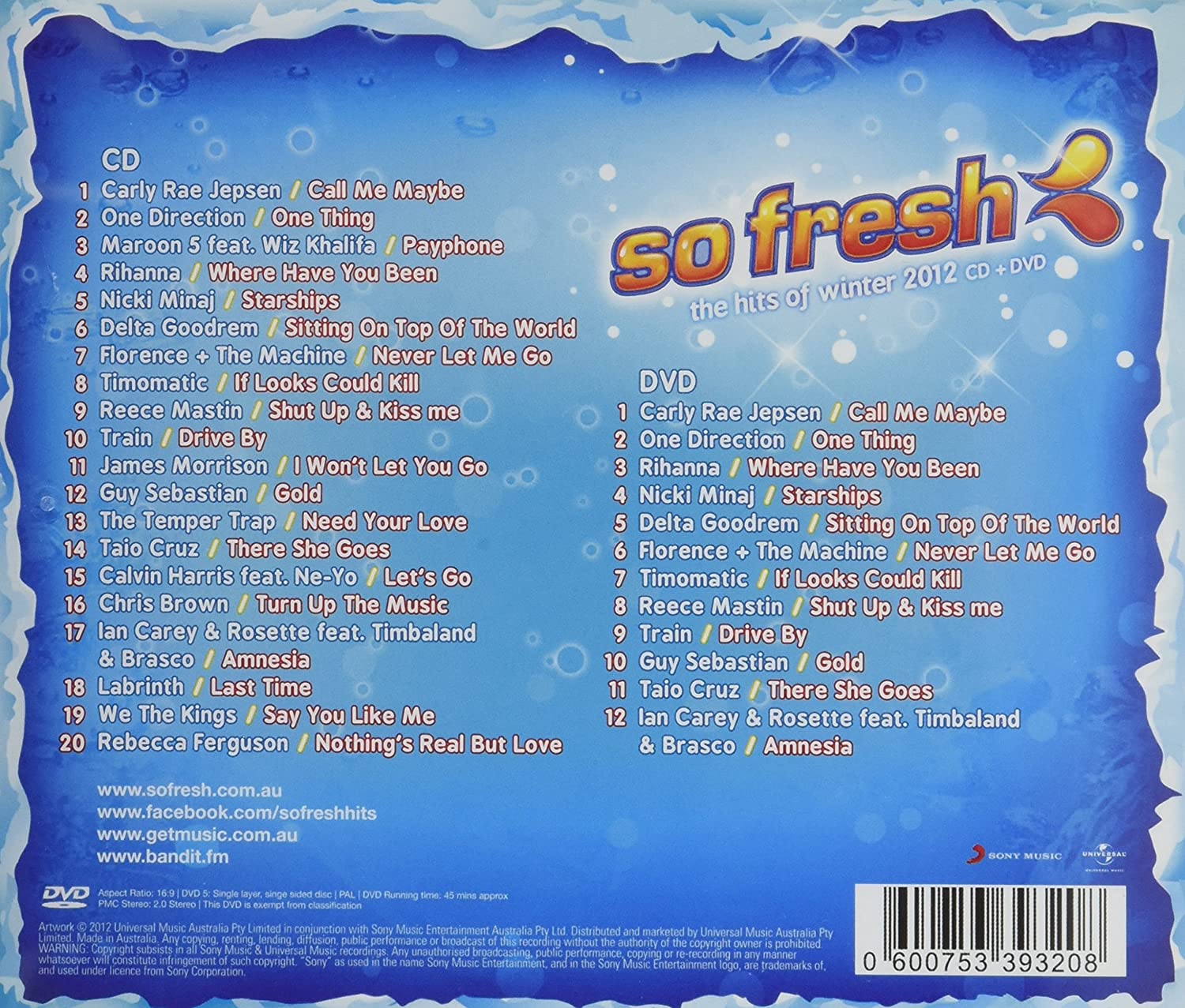 So Fresh: Hits of Winter 2012