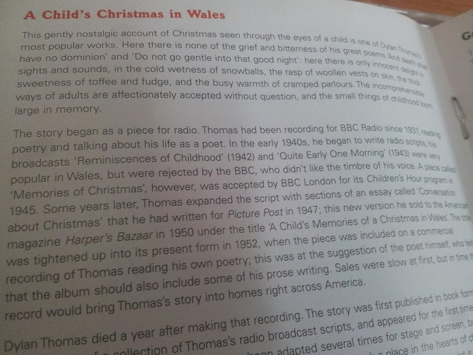 A Childs Christmas in Wales