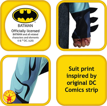 Rubie's-déguisement officiel - Warner - Déguisement Pour Enfant Classique Batman Comic Book - Taille S- I-610778