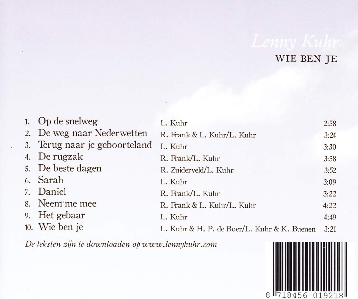 Lenny Kuhr - Wie Ben Je
