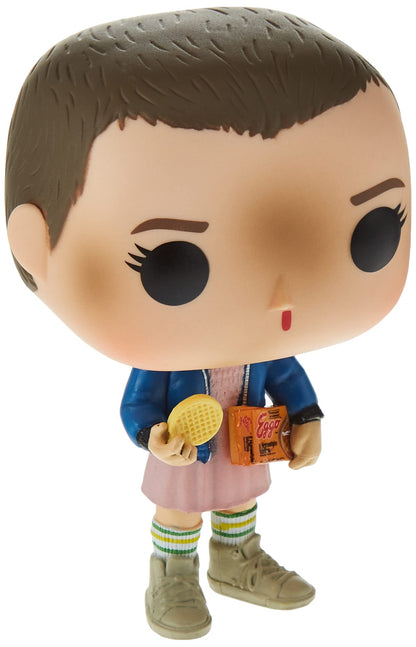 Eleven  (Chase): P o p ! TV Vinyl Figurine Bundle with 1 Compatible 'ToysDiva' Graphic Protector (421 - 13318 / A
