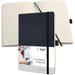 SIGEL CO321 Premium Notebook lined, A5, softcover, Black - Conceptum