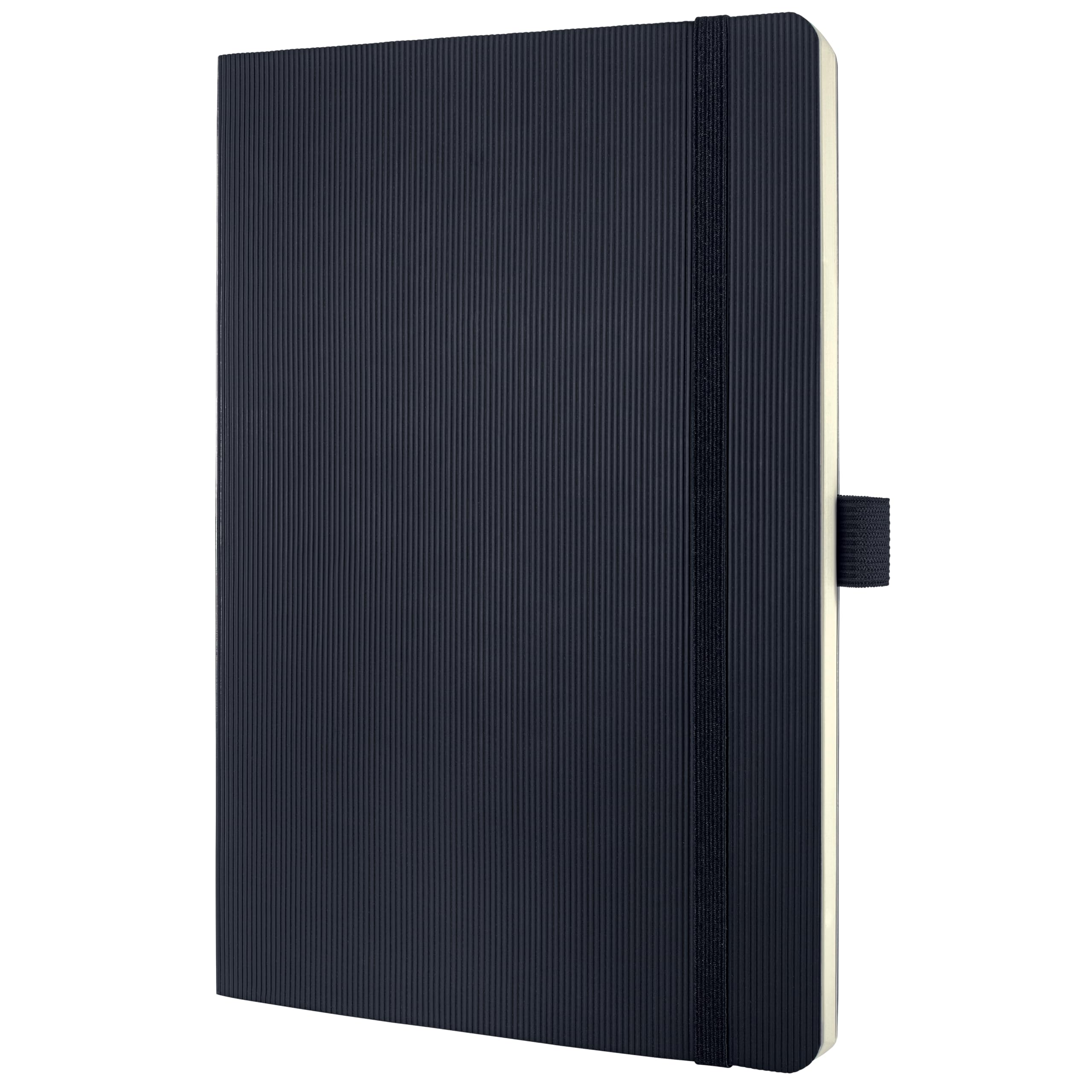 SIGEL CO321 Premium Notebook lined, A5, softcover, Black - Conceptum