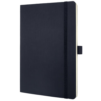 SIGEL CO321 Premium Notebook lined, A5, softcover, Black - Conceptum