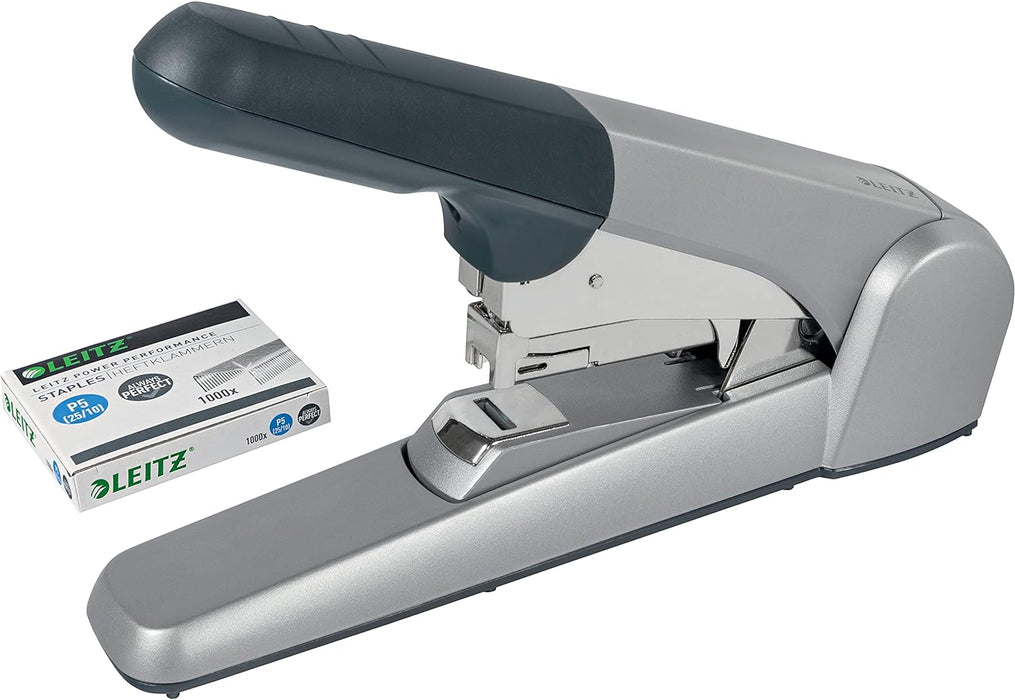Leitz 55740000 P5 Power Performance 25/10 Staples, Power Performance, Resistant Metal Wire, Length 10 mm, 1000 Staples, Staples Up to 60 Sheet Capacity