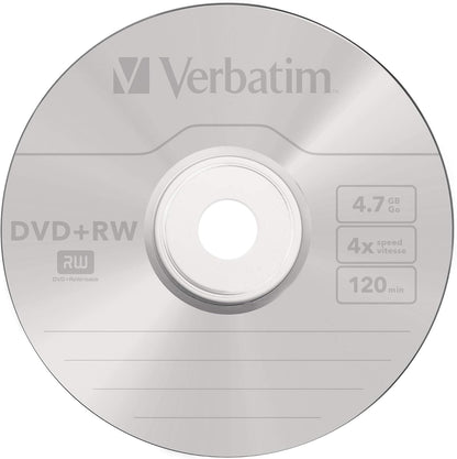 Verbatim DVD+RW 4.7GB - DVD+RW Matt Silver regrabables (10 Unidades)