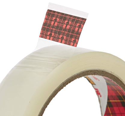 Scotch Heavy Duty Packaging Tape, Value Pack, 6 Rolls of Strong Brown Tape, 50 mm x 66 m - Ideal for Packing Boxes and Parcels & Clear Tape, Pack of 6 Rolls, 25 mm x 66 m