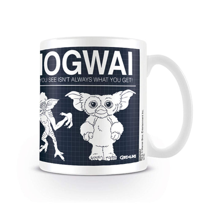 Pyramid International Gremlins Mug (Mogwai Rules Design) 11oz Ceramic Coffee Mug, Cups and Coffee Mugs for Women and Men, Mugs for Kids - Official Merchandise