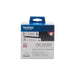 Brother DK-22251 Label Roll, Continuous Length Paper, Black/Red on White, Single Label Roll, 62mm (W) x 15.24M (L), Brother Genuine Supplies