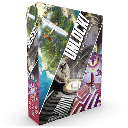Space Cowboys, Unlock!, Board Game, Ages 10+, 2-6 Players, 60 Minutes Playing Time