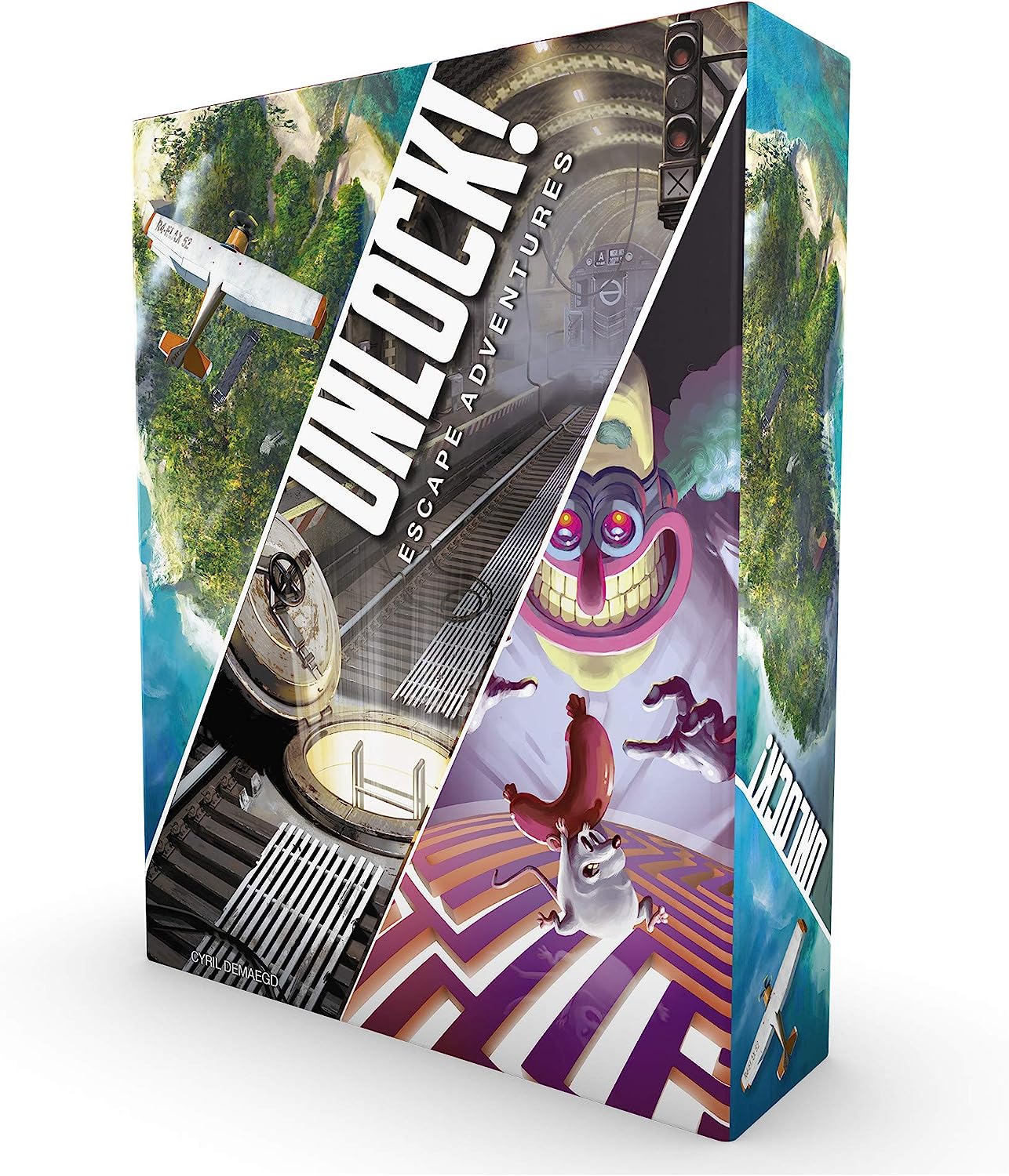 Space Cowboys, Unlock!, Board Game, Ages 10+, 2-6 Players, 60 Minutes Playing Time
