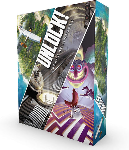 Space Cowboys, Unlock!, Board Game, Ages 10+, 2-6 Players, 60 Minutes Playing Time