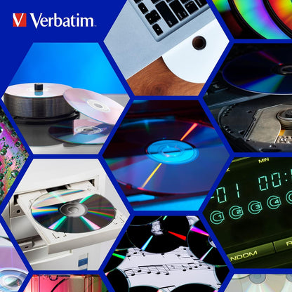 Verbatim CD-R Extra Protection, CD-Rohlinge mit 700 MB Datenspeicher, ideal für Foto- und Video-Aufnahmen, kompatibel mit jedem konventionellen CD-Laufwerk, 25er Pack Spindel