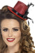 Smiffys Mini Tophat, Red