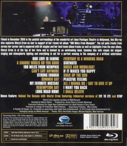 Sheryl Crow - Miles From Memphis/Live at the Pantages Theatre