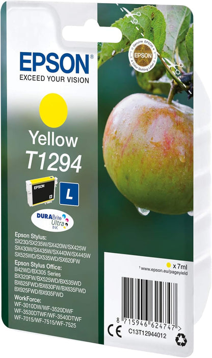 Epson T1294 Yellow Apple Genuine DURABrite Ultra Ink Cartridge