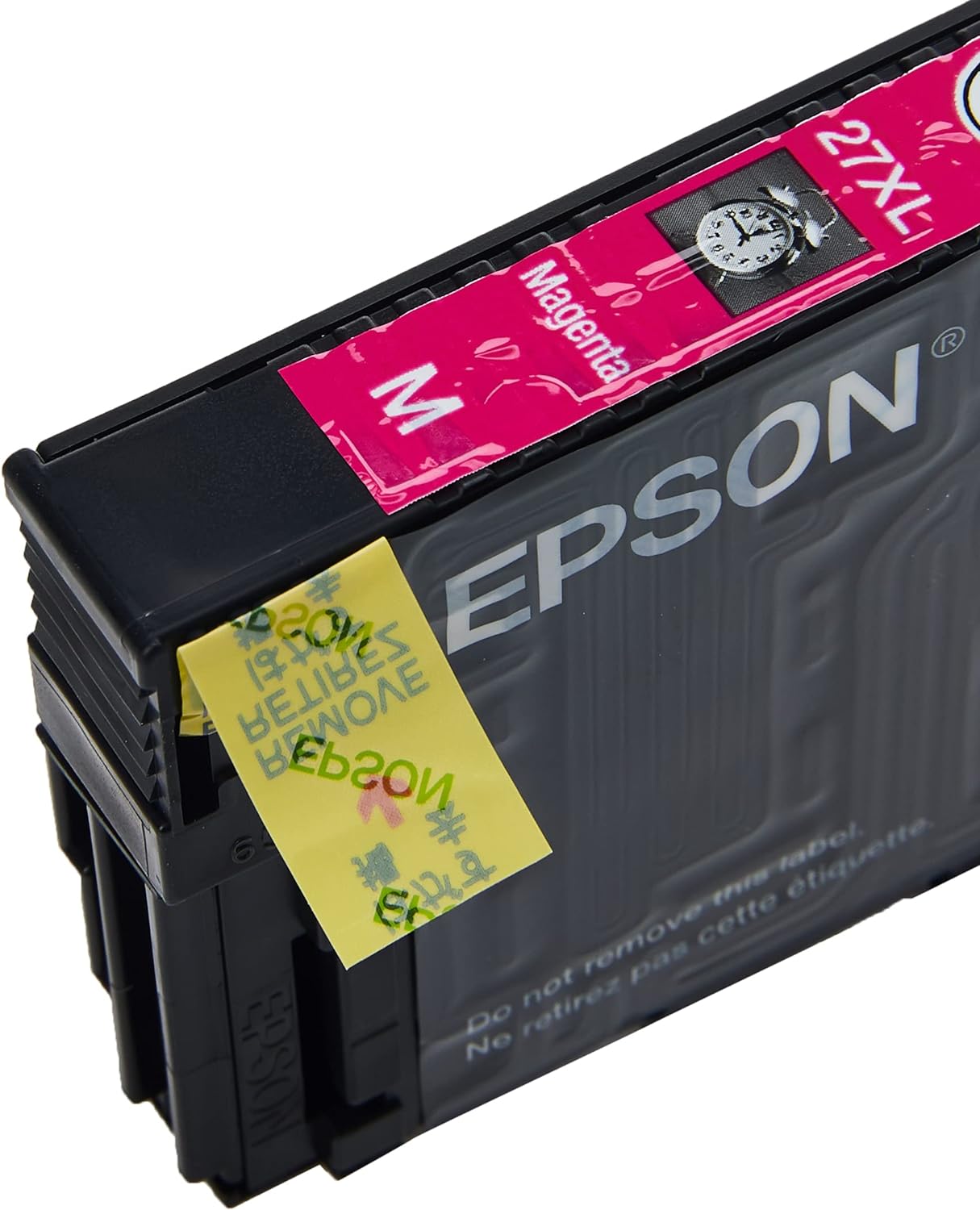 Epson 27XL Magenta Alarm Clock High Yield Genuine, DuraBrite Ultra Ink Cartridge