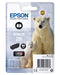 Epson 26 Polar Bear Photo Black Genuine, Claria Premium Ink Cartridge