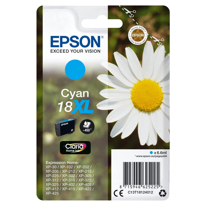 Epson 18XL Cyan Inkjet Cartridge